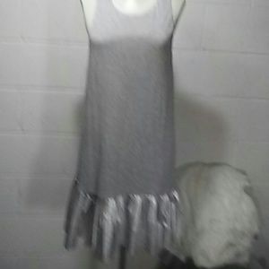 Do + Be Dress with Faux Leather sz L
